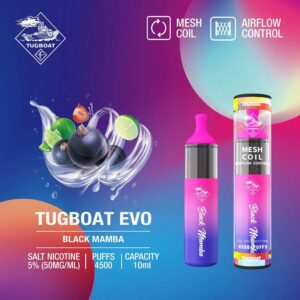 Tugboat EVO 4500 Puffs 50mg Black Mamba