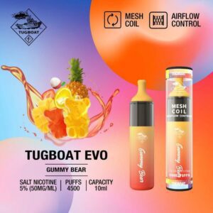 Tugboat EVO 4500 Puffs 50mg Gummy Bear