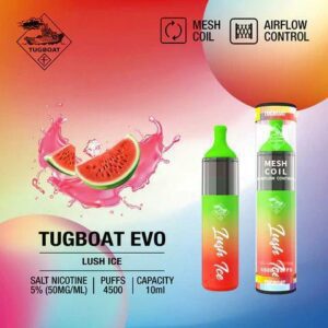 Tugboat EVO 4500 Puffs 50mg Lush Ice