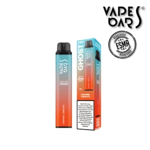 Vapes Bars Ghost PRO Caramel Tobacco 3500 Puffs 20mg