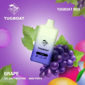 Tugboat Box 6000 puffs Grape 50mg