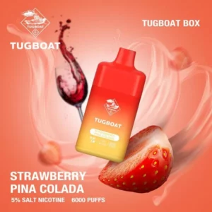 Tugboat Box 6000 puffs Strawberry Pina Colada 50mg