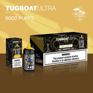 Tugboat Ultra Red Energy 6000 Puffs 5% Disposable Vape