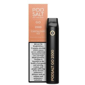 Pod salt Go Cantaloupe Ice 2500 Puffs 2% Disposable Vape