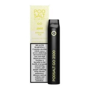 Pod salt Go Banana Ice 2500 Puffs 2% Disposable Vape