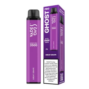 Vapes Bars Ghost PRO Great Grape 3500 Puffs 20mg