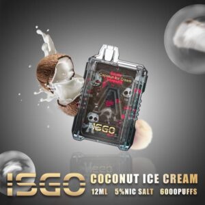 ISGO Drum Box Coconut Ice Cream 6000 puffs Disposable