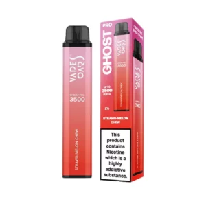 Vapes Bars Ghost PRO Strawb-Melon Chew 3500 Puffs 20mg