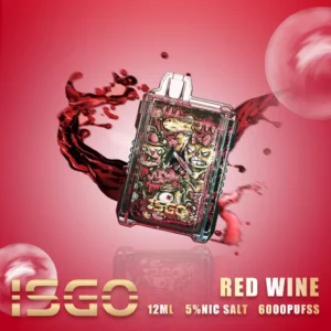 ISGO Drum Box Red Wine 6000 puffs Disposable